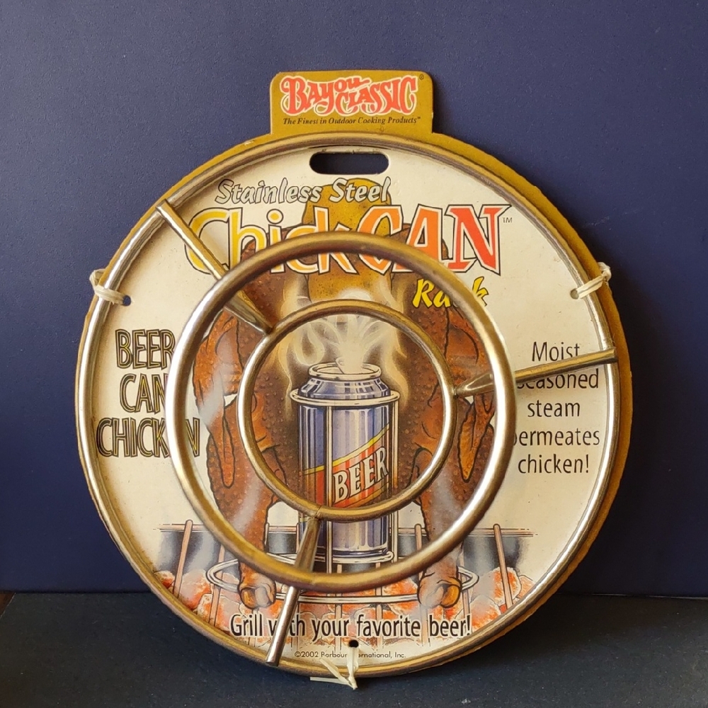 Stainless Steel Chick Can Rack NWOT